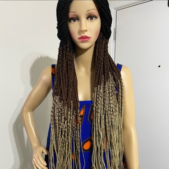 Three tone Senegalese twist wig - Picture 5 of 7